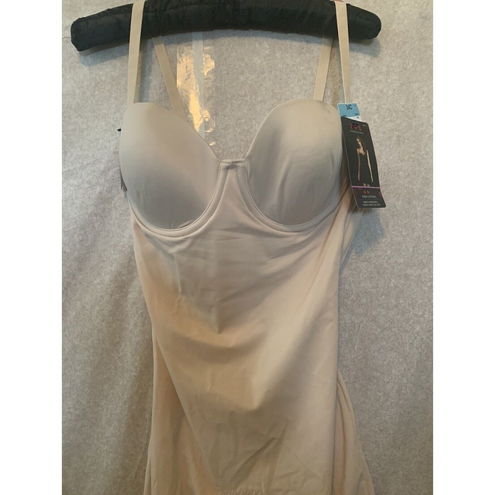 MAIDERFORM Womens Firm Control Convertible Slip Style Size 34C (1160) - Picture 6 of 12